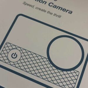 Action Camera with Black Design